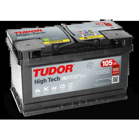 batteria tudor 105ah 850 a|Tudor TA1050. Batería de coche Tudor 105Ah 12V .